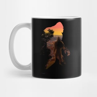 Big Foot At Sunset Mug